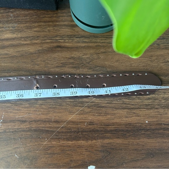 Western Turquoise Buckle Genuine Leather Belt Size XL ***FREE WITH PURCHASE - Picture 8 of 8